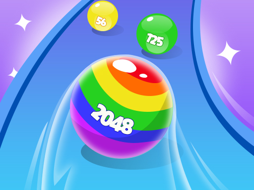 2048 Run Gorgeous Balls Logo