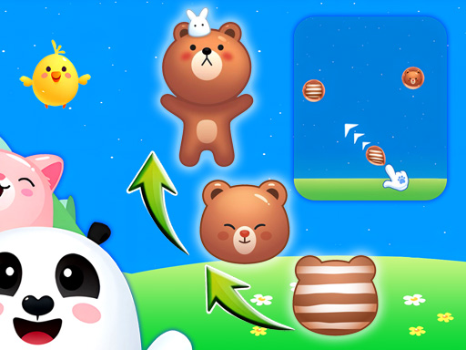 Animal Merge: Bubble Shooter Logo