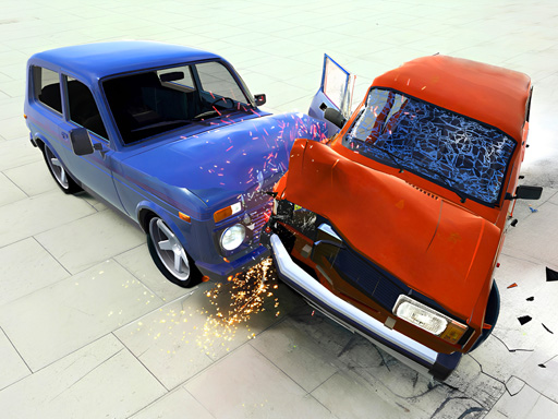 Beam Drive Car Crash Test Simulator Logo