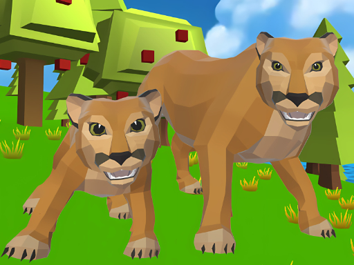 Cougar Simulator: Big Cats Logo
