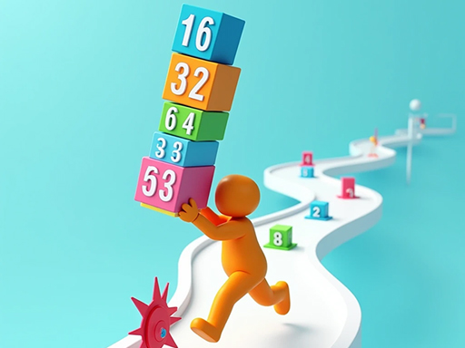 Cube Stack 2048 Logo