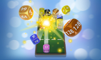 Dices 2048 3D Logo