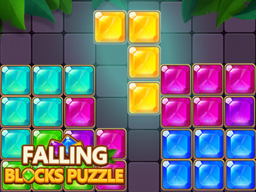Falling Blocks Puzzle Logo