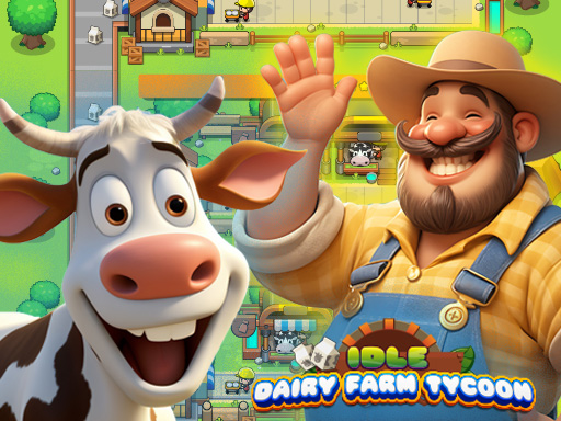 Idle Dairy Farm Tycoon Logo