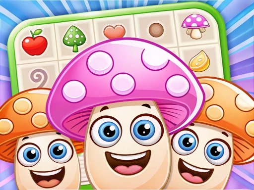 Mushroom Fever Match 3 Logo