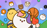 Pop Party - Suika Watermelon Logo