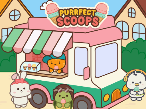 Purrfect Scoops Logo