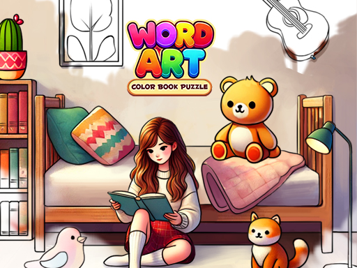 Word Art – Color Book Puzzle Logo